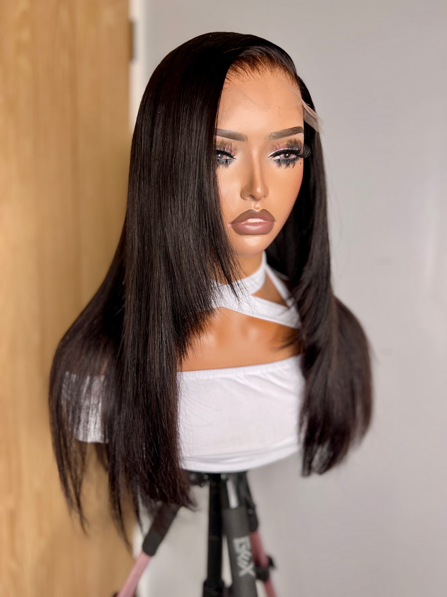 18” with layers Lace Closure Wig (M)
