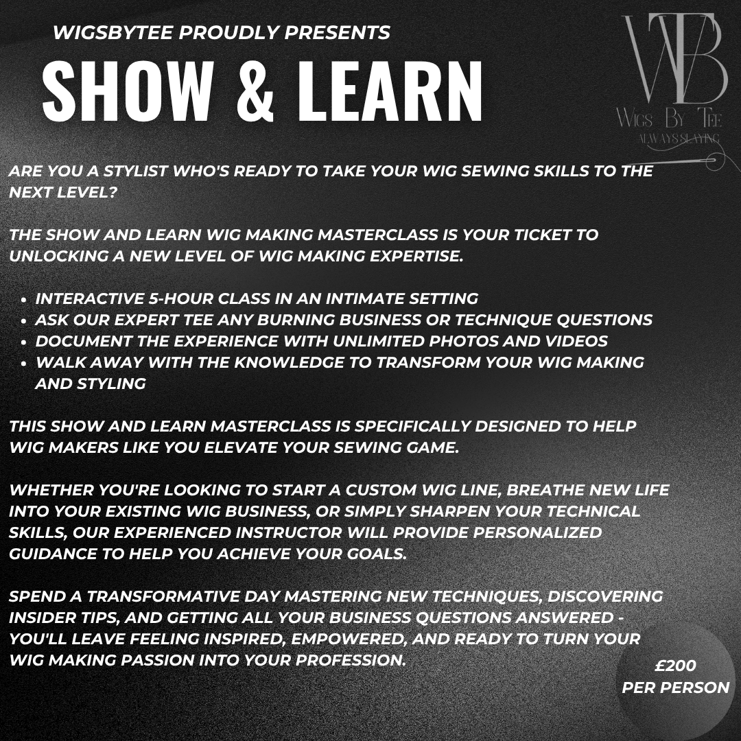 Show & Learn Masterclass - Sewing Machine Class Edition