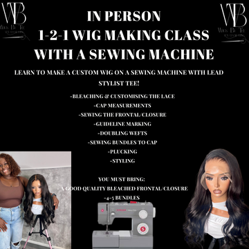 1 Day 1-2-1 Sewing Machine Wig Making Class