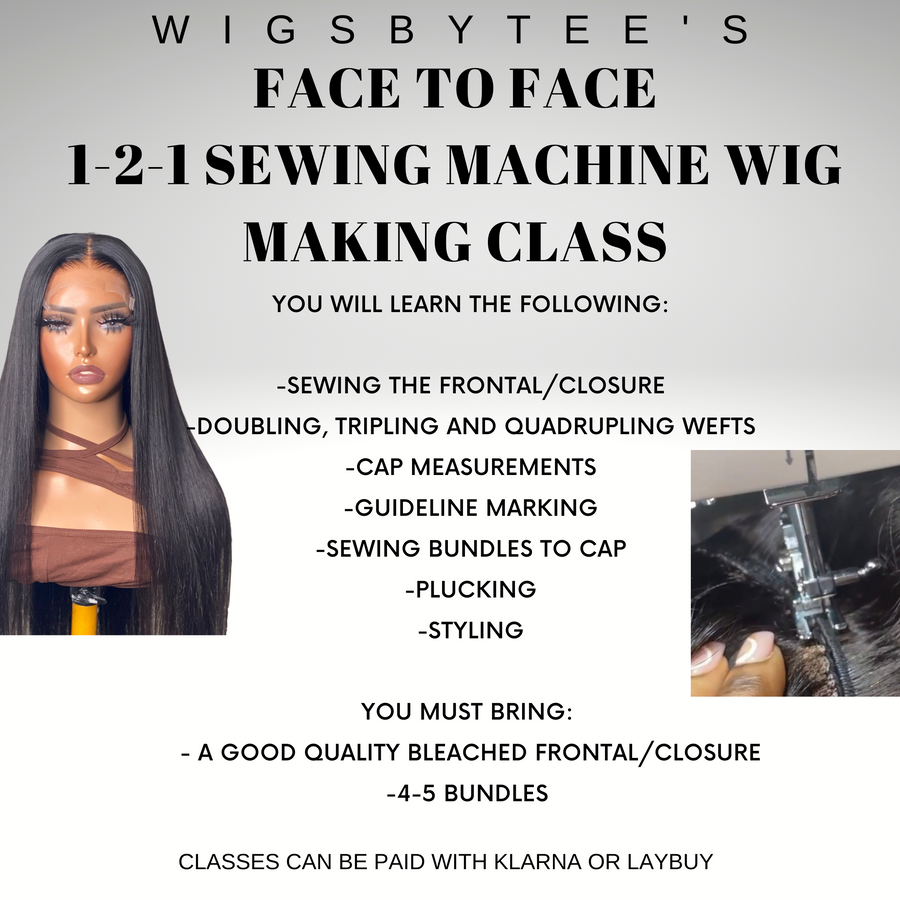 1 Day 1-2-1 Sewing Machine Wig Making Class